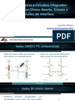 Famílias Lógicas, Saídas Coletor Aberto e Circuitos de Interface