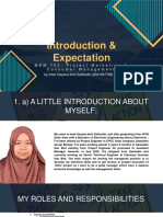 Assignment 1 and Introduction