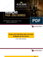 Aula Redacão Prof. João Dionísio