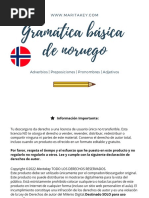 Alfabeto Noruego para Hispanohablantes | PDF