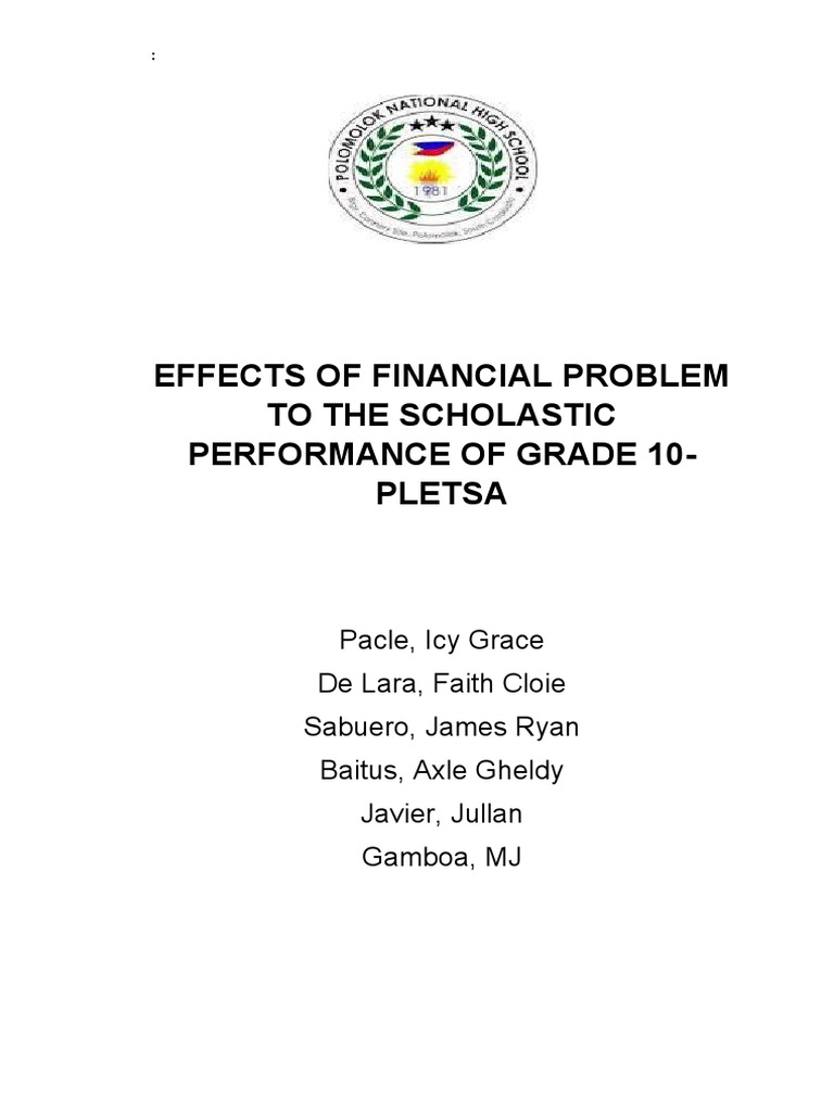 Scholastic Performance Examples