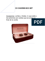 Ficha Tecnica - GUCCI CHARMS BOX SET
