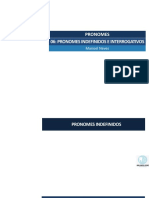 PRONOMES 06, Indefinidos e Interrogativos