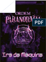 Ira Da Maquina Ordem Paranormal RPG