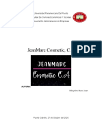 Planificación empresarial Jeanmarc Cosmetic C.A
