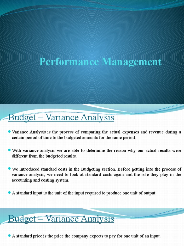 1.materail Labour Variance Analysis PDF Labour Economics Cost