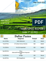 Morning Report Senin, 26-12-2022)