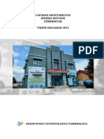 Laporan Akuntabilitas Kinerja BPS Kota Tasikmalaya Tahun 2021