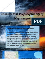 Disaster Risk Profile of Meycauayan City