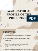 Geographical Profile of The Philippines1