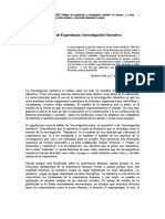 PDF Connelly y Clandini Relatos de Experiencia e Investigacion Narrativa Compress