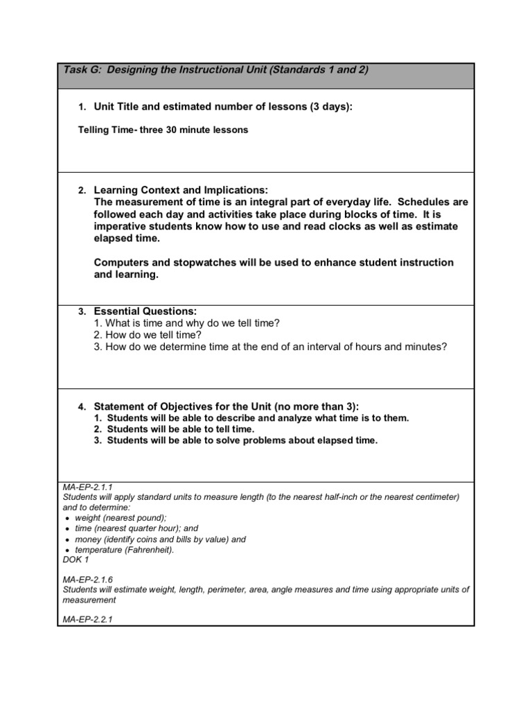 Time Lesson Notes for Primary 2 | PDF | Measurement | Clock