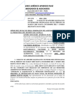 Escrito de Aprobacion de Liquidacion - Periodo Enero 2020 - Julio 2021 - Exp #248-2011 - Juzgado de Paz No Letrado - Jericko Sanchez Adanaque