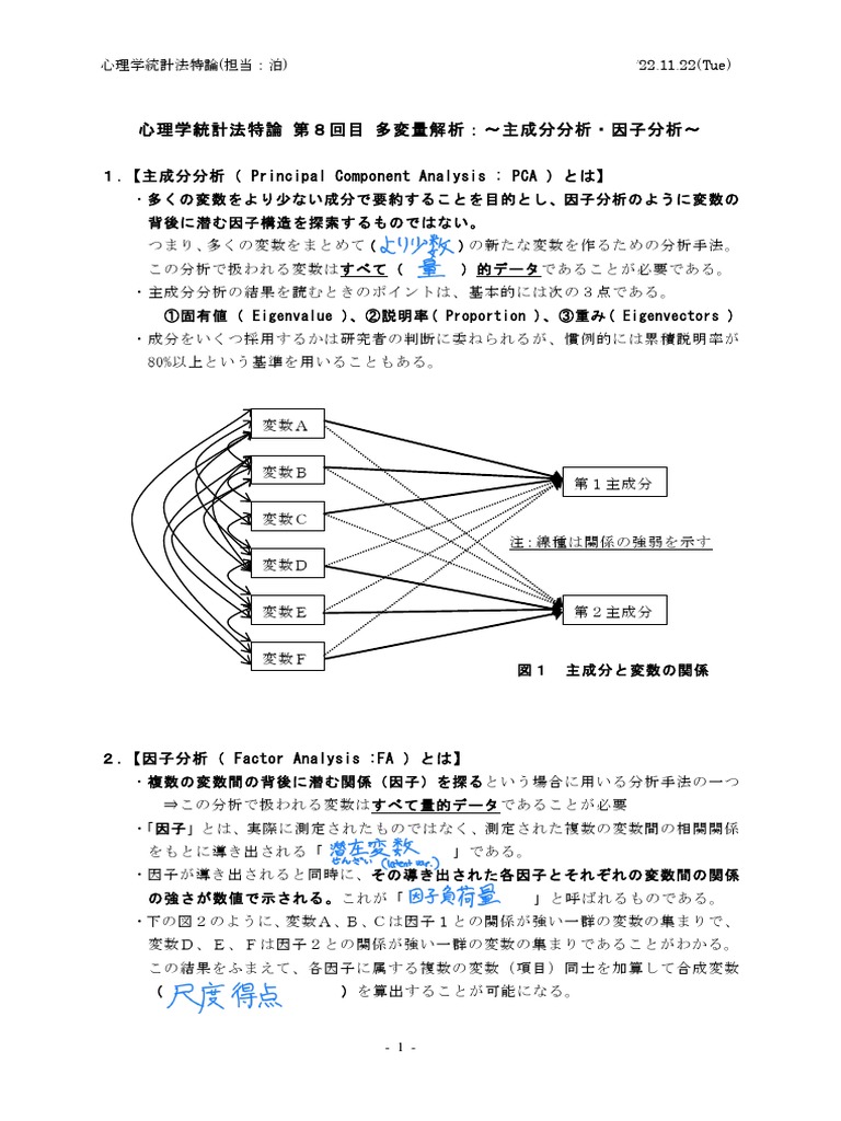 統計法 講義メモ | PDF
