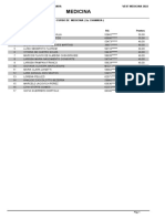 UNIARA Medicina 2022 classificados 2a chamada