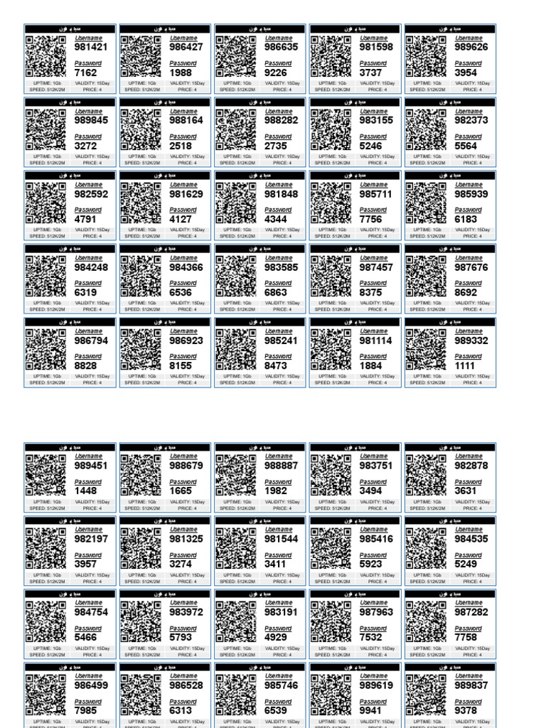 Mikrotik Voucher Generator PDF User (Computing) Privacy
