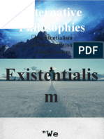 Alternative Philosophies EXISTENTIALISMCONSTRUCTIVISM BEHAVIORISM