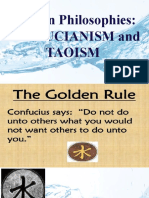 Eastern Philosophies: Confucianism and Taoism