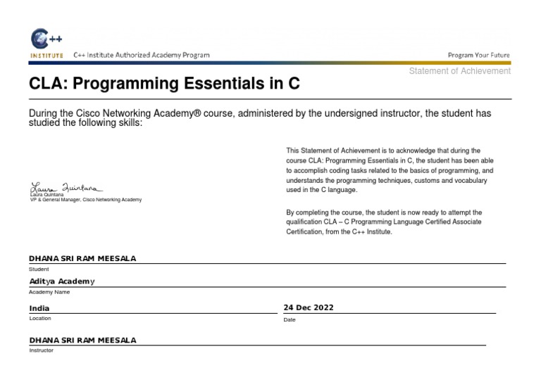 CISCO FREE CERTS intelligence overview