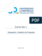 Examen Ítem 1 Evaluación y Gestión de Proyectos