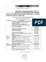 Cronograma Regional Reprogramado