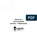 To 1 - 200 Soal + Pembahasan - 13 Juni 2022