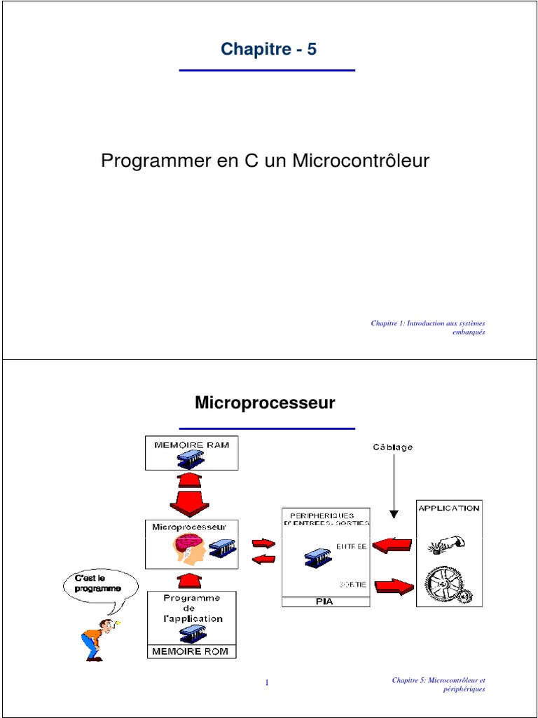 Programmer un Microcontrôleur en C | PDF | Microcontrôleur | Circuit ...