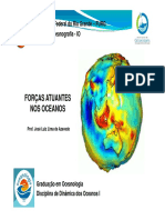 Forças que moldam os mares