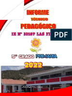 Informe Técnico Pedagógico Primaria e Inicial