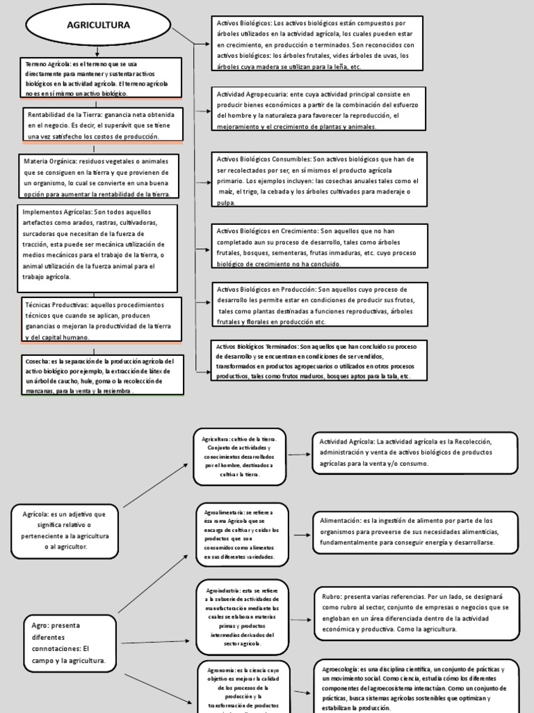 Mapa Conceptual De La Agricultura 3 Pdf Agricultura Agronomía