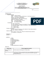 Minutes of Meeting Template