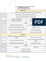 Rundown Acara Pendampingan Survei Larsi