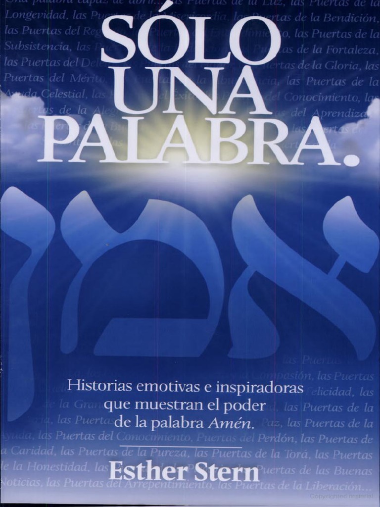 Amen la palabra amen pdf