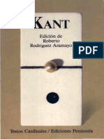 Antologia Del Nachlass de Kant