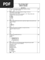 NVS Preboard Marking Scheme - CS - 12