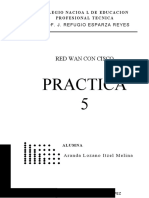 Practica No.5 Red WAN Con Cisco