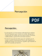 Percepción