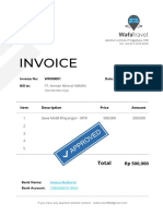 White Simple Invoice