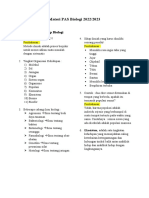 Materi PAS Biologi 2022