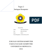 Tugas 2 Jaringan Komputer: Jurusan Sistem Komputer Fakultas Ilmu Komputer Universitas Sriwijaya 2016