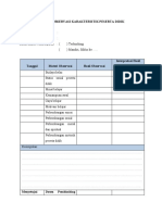 Format Lembar Observasi