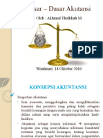 Konsep Dasar Akuntansi