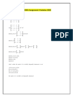 MTH501 Assignment 2 Solution 2022