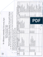 Main Examination Datesheet 2022