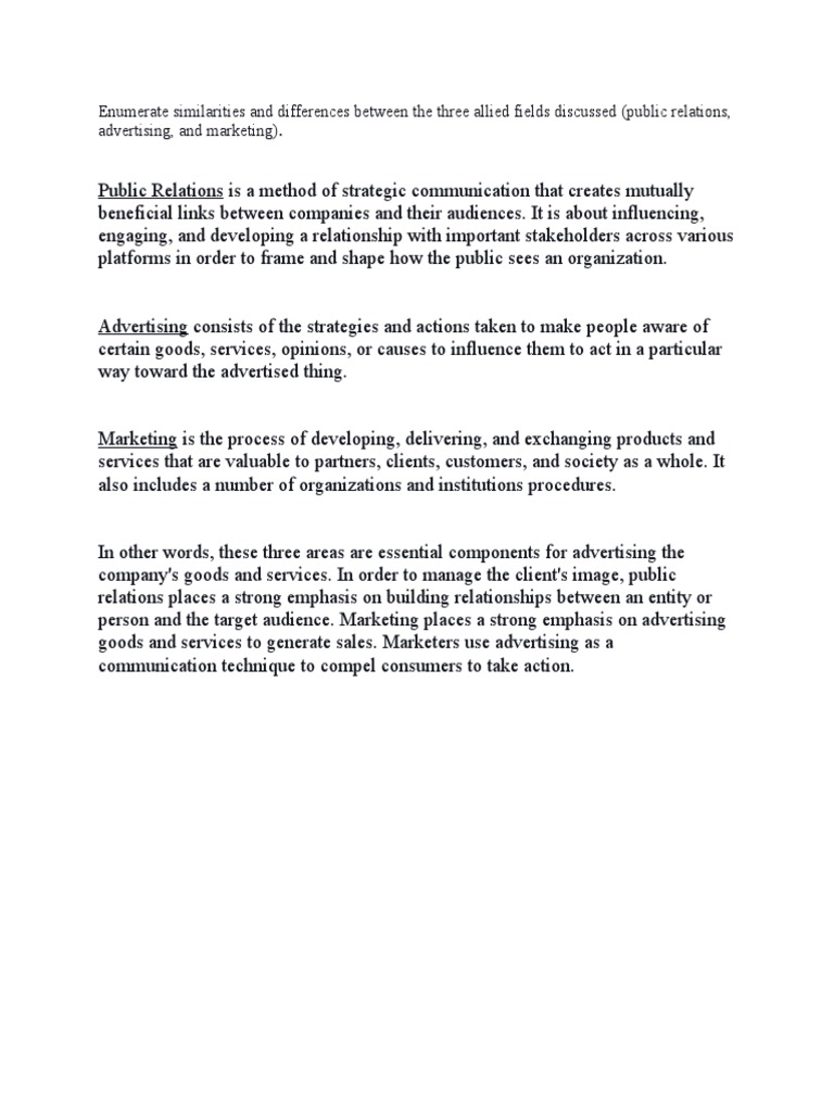 PR, Advertising, and Marketing Insights | PDF | Marketing | Public ...