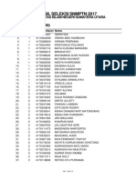 Adoc - Pub - Hasil Seleksi SNMPTN 2017