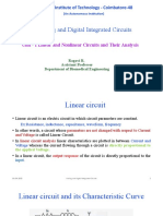 Analog and Digital Integrated Circuits: Linear and Nonlinear Circuits