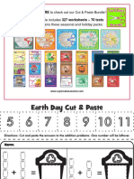 Earth Day Cut and Paste Activities