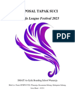Proposal Tapak Suci As-Syifa League Festival 2023