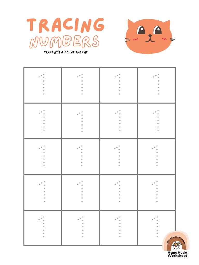 Tracing Numbers | PDF